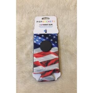 PopThirst Slim Can Holder-Oh Say Can u see